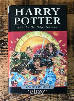 HARRY POTTER COMPLETE UK BLOOMSBURY FIRST EDs HARDBACK BOOK SET EARLY PRINTS