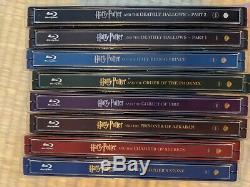 HARRY POTTER Complete 8 Steelbook 16 Blu-ray Collection Region Free