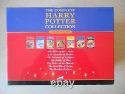 HARRY POTTER Complete Boxed Set 7 Books All Hardbacks w. DJs Bloomsbury