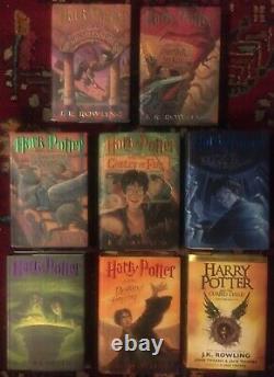 HARRY POTTER Complete Collection 1-7 Plus Cursed Child -ALL 1ST EDITIONS