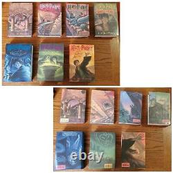 HARRY POTTER Complete Hardcover Set First Editions (1st prints except book 1)