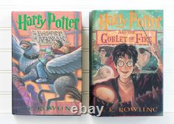 HARRY POTTER Complete Lot of 7 (#1-7) Set HARDCOVER First American Edition Books