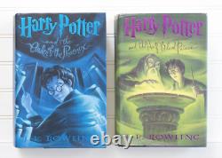 HARRY POTTER Complete Lot of 7 (#1-7) Set HARDCOVER First American Edition Books