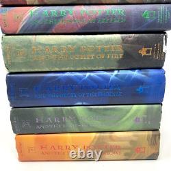HARRY POTTER Complete Lot of 7 (#1-7) Set HARDCOVER Some First American Edition