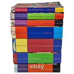 HARRY POTTER Complete Set 1-7 Bloomsbury 6 Hardcovers 4x FIRST EDITION OWL ERROR