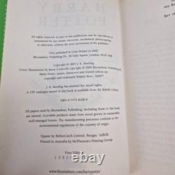 HARRY POTTER Complete Set 1-7 Bloomsbury 6 Hardcovers 4x FIRST EDITION OWL ERROR