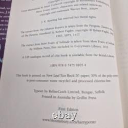 HARRY POTTER Complete Set 1-7 Bloomsbury 6 Hardcovers 4x FIRST EDITION OWL ERROR