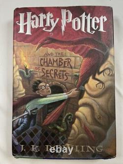 HARRY POTTER Complete Set 1-8 1st Ed 5-8 Are First Print Hardcovers Plus Extras