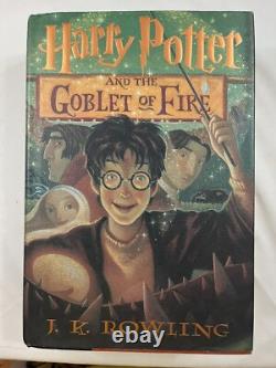 HARRY POTTER Complete Set 1-8 1st Ed 5-8 Are First Print Hardcovers Plus Extras