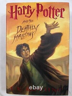 HARRY POTTER Complete Set 1-8 1st Ed 5-8 Are First Print Hardcovers Plus Extras