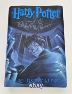 HARRY POTTER Complete Set 1-8 1st Ed Hardcovers 4 1st Print JK Rowling + Cards