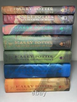 HARRY POTTER Complete Set Hardcover Books 1-7 FIRST EDITIONS J. K. Rowling USA