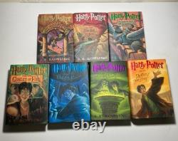 HARRY POTTER Complete Set Hardcover Books 1-7 FIRST EDITIONS J. K. Rowling USA