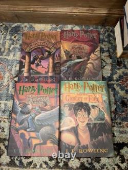 HARRY POTTER Complete Set Hardcover Books 1-7 FIRST EDITIONS J. K. Rowling USA
