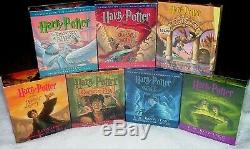 HARRY POTTER Complete Set Years 1-7 by J. K Rowling Audio Books on CDs As New
