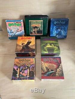 HARRY POTTER Complete Set Years 1-7 by J. K Rowling Audio Books on CDs Some New