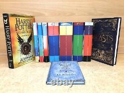 HARRY POTTER Complete Set of 7 books 3 1st Edition Hardbacks Bloomsbury bundle