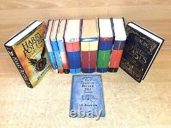 HARRY POTTER Complete Set of 7 books 3 1st Edition Hardbacks Bloomsbury bundle