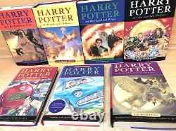 HARRY POTTER Complete Set of 7 books 3 1st Edition Hardbacks Bloomsbury bundle