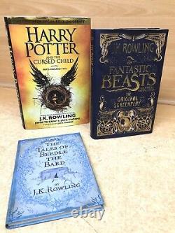 HARRY POTTER Complete Set of 7 books 3 1st Edition Hardbacks Bloomsbury bundle