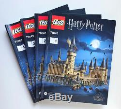 HARRY POTTER HOGWARTS Legos #71043 6,000+ Pieces, 100% COMPLETE, EXTRAS, READ