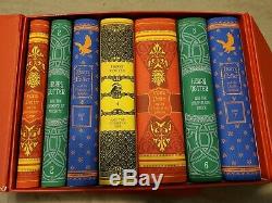 HARRY POTTER SPECIAL ED GIFT COMPLETE BOX of 7 SET BRITISH HC BLOOMSBURY