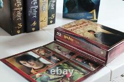 HARRY POTTER Ultimate Edition DVD Set Years 1-6 + Blu Ray Deathly Hallows 1 & 2