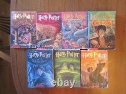HARRY POTTER by J. K. ROWLING COMPLETE SERIES SET OF 7 PAPERBACKS 1 2 3 4 5 6 7