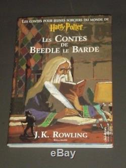 HTF Lot 8 FRENCH Harry Potter Lrg Trade Size J. K. Rowling Complete Set 1st
