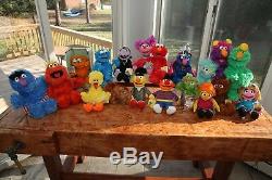 HUGE LOT Sesame Street COMPLETE SET Plush- Collectible- Elmo Abby Cookie- NEW