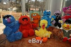 HUGE LOT Sesame Street COMPLETE SET Plush- Collectible- Elmo Abby Cookie- NEW