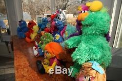 HUGE LOT Sesame Street COMPLETE SET Plush- Collectible- Elmo Abby Cookie- NEW