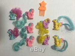 HUGE LOT Vintage MLP Petite Ponies Complete sets, Palace, Carousel, and more