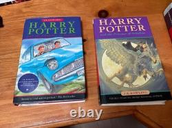 Harry Potter 1-7 All Hardcover Books 1st Printing Complete Set