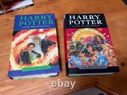 Harry Potter 1-7 All Hardcover Books 1st Printing Complete Set