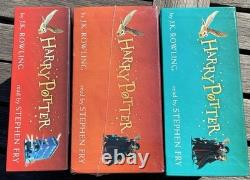 Harry Potter 1-7 Complete Audio CD Collection Audiobooks -Stephen Fry-VGC