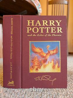 Harry Potter 1-7 Complete Set Bloomsbury UK Deluxe Special Edition (some 1st ed)