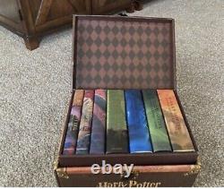 Harry Potter 1-7 Hardcover Books Set Collectible Chest Box Complete Set