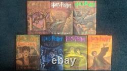 Harry Potter 1-7 US First Edition Complete Hardcover JK Rowling Scholastic 1st