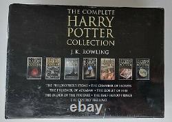 Harry Potter 1-7 complete Hard cover Adult UK book set Bloomsbury NEW Sealed