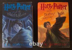 Harry Potter #1-7 complete set of U. S. 1st Editions, 4 1st prints, Cursed Child