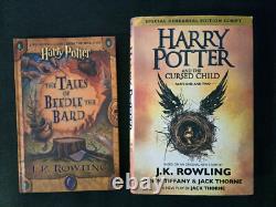 Harry Potter #1-7 complete set of U. S. 1st Editions, 4 1st prints, Cursed Child