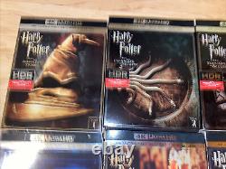 Harry Potter 1-8 4k Ultra Hd Blu-ray Oop Slipcover Complete Collection Set New