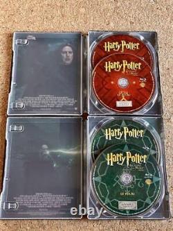 Harry Potter 1-8 Steel Book Blu-Ray Complete Set Japan xa