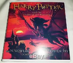 Harry Potter 1 to 7 Complete Set. Read By Steven Fry. Latest version. 103 CD's