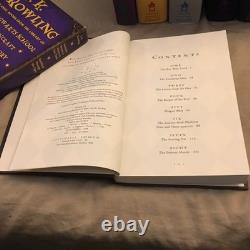 Harry Potter 1997-2007 Original 7 Book Complete American Edition 1st Prints