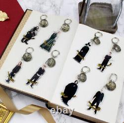 Harry Potter 1st Hogwarts Collection 8 Acrylic Keychain Complete Set