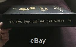 Harry Potter 22KT Gold Card Collection Danbury Mint RARE 60 Card COMPLETE SET