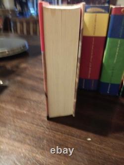 Harry Potter 7 Book Set Lot Bloomsbury Raincoast Canadian Hardcover w Dust Cover