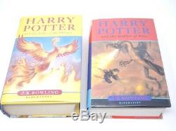 Harry Potter 7bk Complete Hardcover set 1-7 U. K. Bloomsbury Raincoast JK Rowling